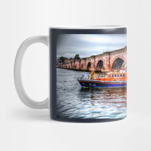 Berwick Upon Tweed RNLI Lifeboat And Old Bridge Mug